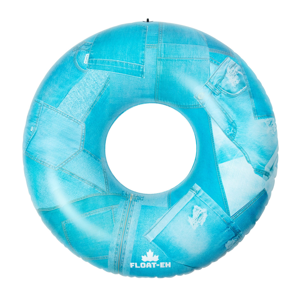 The Canadian Tuxedo Tube - Denim Print Swimming Pool Float | Swimming ...